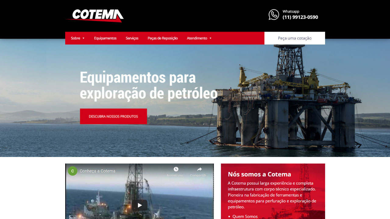 Desenvolvimento de Website para Cotema