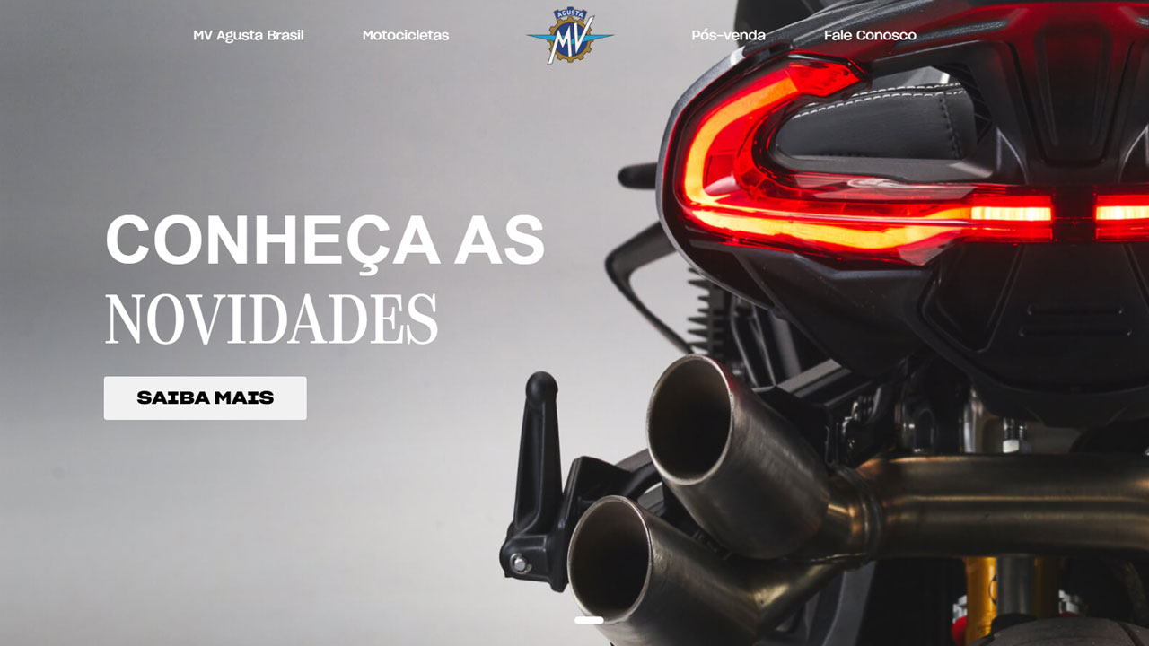 Desenvolvimento de Website para MV Agusta Brasil