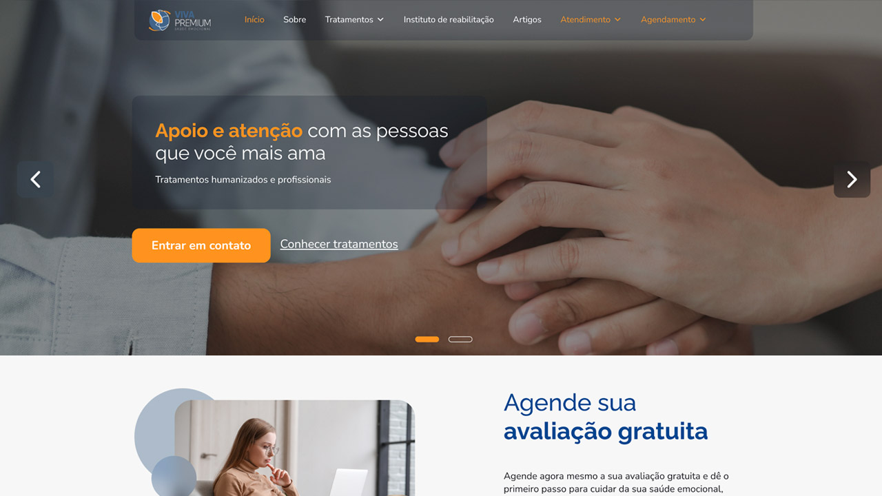 Novo site Viva Premium - Making TI e Marketing Digital