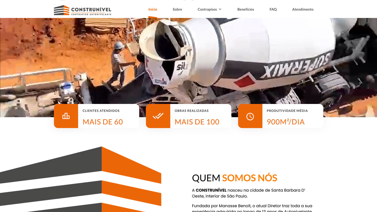 Novo site Construnível - Making TI e Marketing Digital
