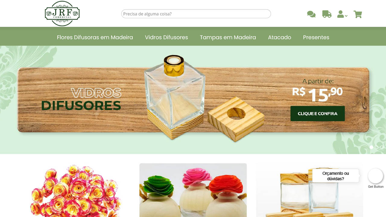 Novo site JRF Comercial - Making TI e Marketing Digital