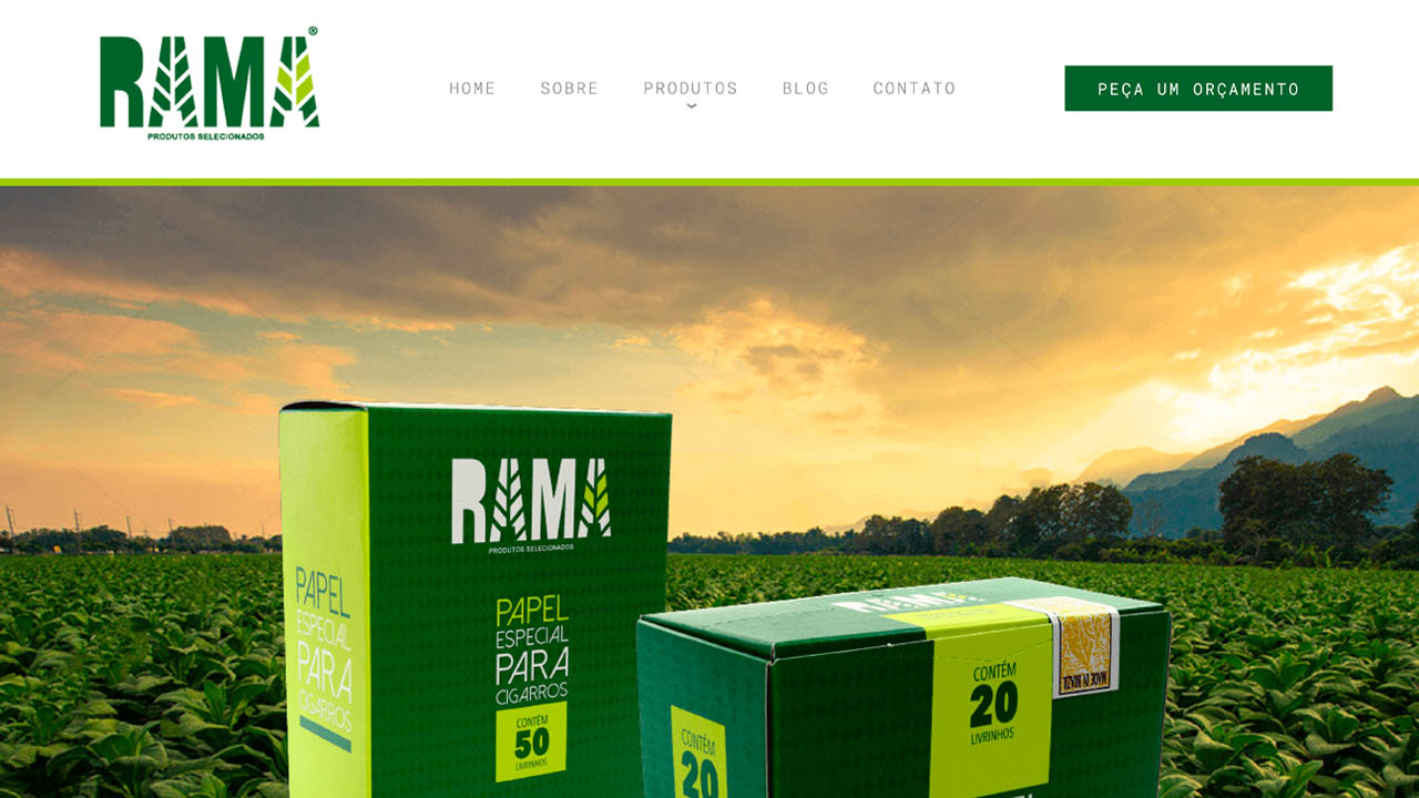 Novo site Rama - Making TI e Marketing Digital