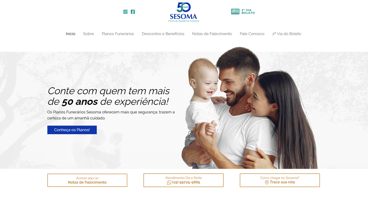 Novo site Sesoma - Making TI e Marketing Digital